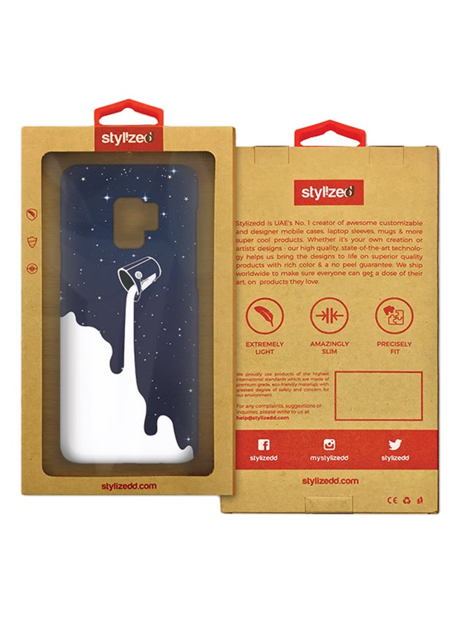 Stylizedd Slim Snap Matte Finish Case Cover For Samsung Galaxy S9 Milky Way - Image 2