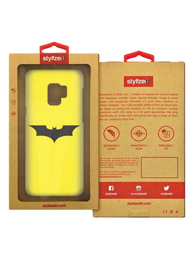 Stylizedd Slim Snap Matte Finish Case Cover For Samsung Galaxy S9 Iconic Bat - Image 2
