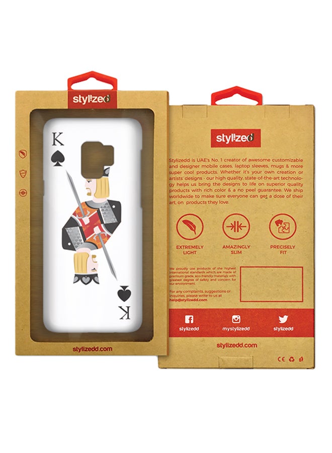 ستايلايزد غطاء محكم رفيع بمظهر غير لامع لهاتف سامسونج جالاكسي S9 ملك المجارف (الكبة) - Image 2