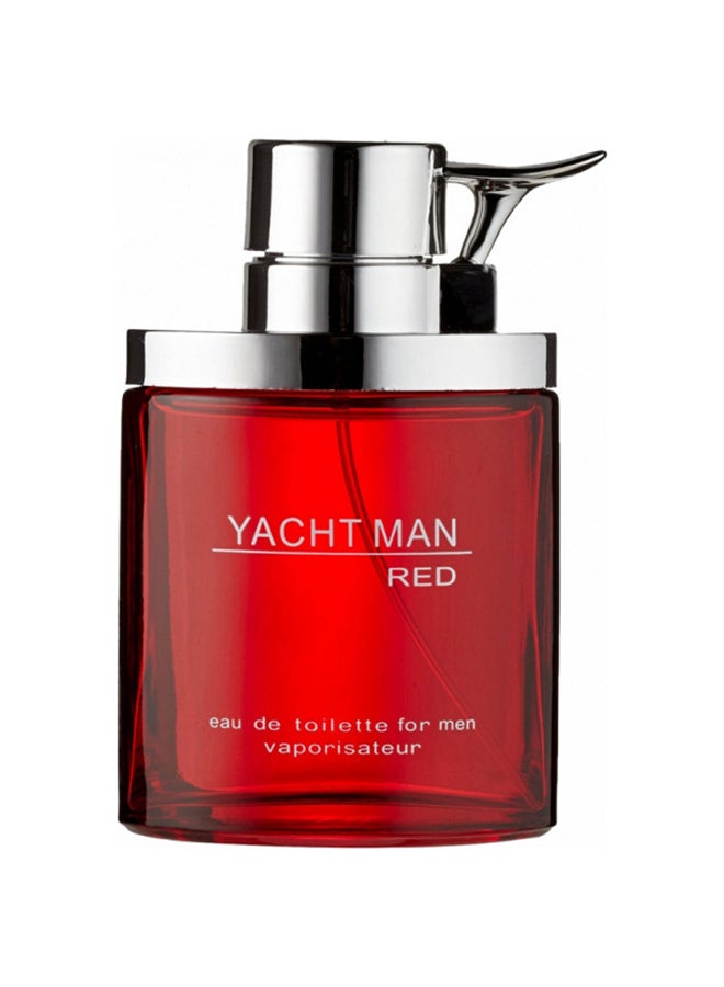 يخت مان عطر تواليت ياكت مان أحمر 100ملليلتر  - Image 1