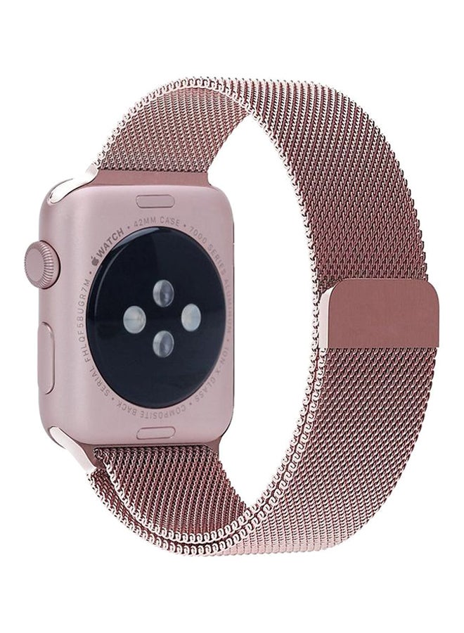 Generic - Replacement Strap For Apple Watch Series 3/2/1/Nike Plus 38mm Rose Gold - Image 1