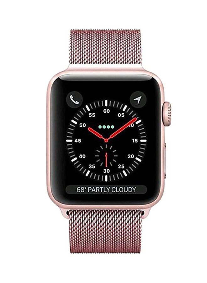 Generic - Replacement Strap For Apple Watch Series 3/2/1/Nike Plus 38mm Rose Gold - Image 1