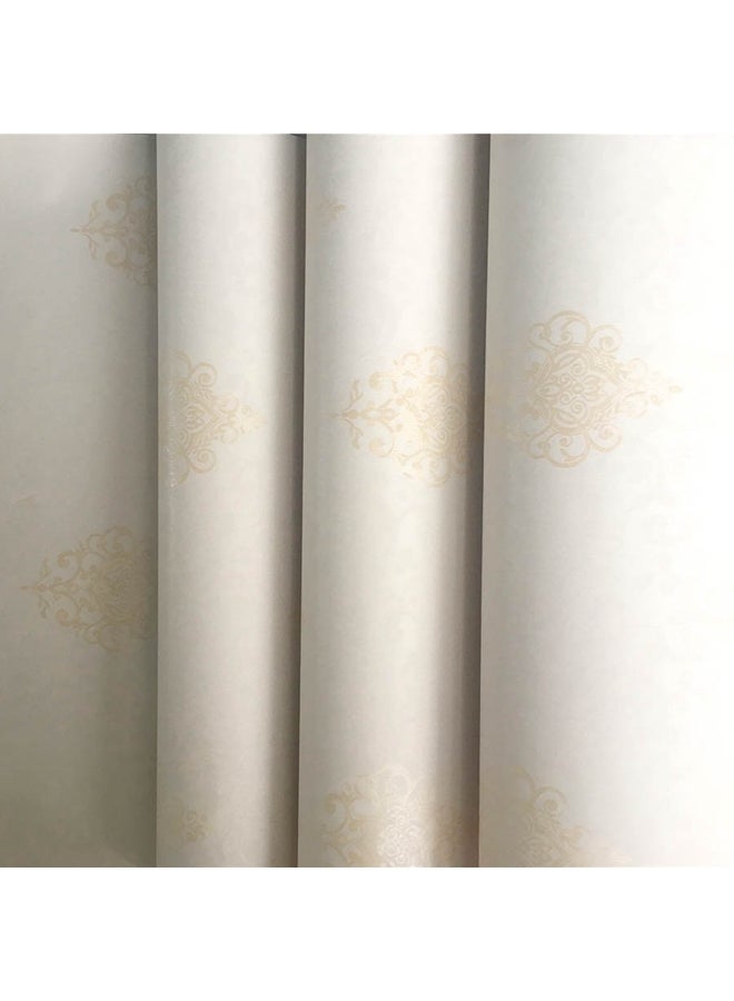 Self-Adhesive Cupboard Door Wallpaper Beige 45x100cm 