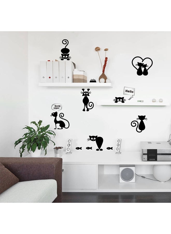 DIY Cat Switch Sticker Black 25x70centimeter - Image 4