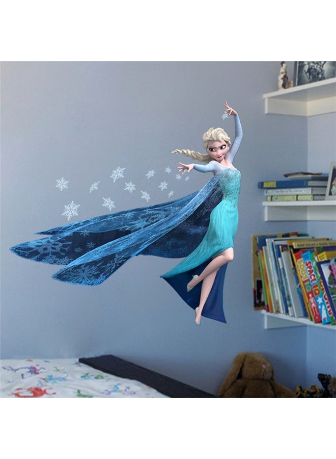 ملصق جداري تلصقه بنفسك بتصميم فروزن أزرق 45x60Ø³Ù†ØªÙŠÙ…ØªØ± - Image 1
