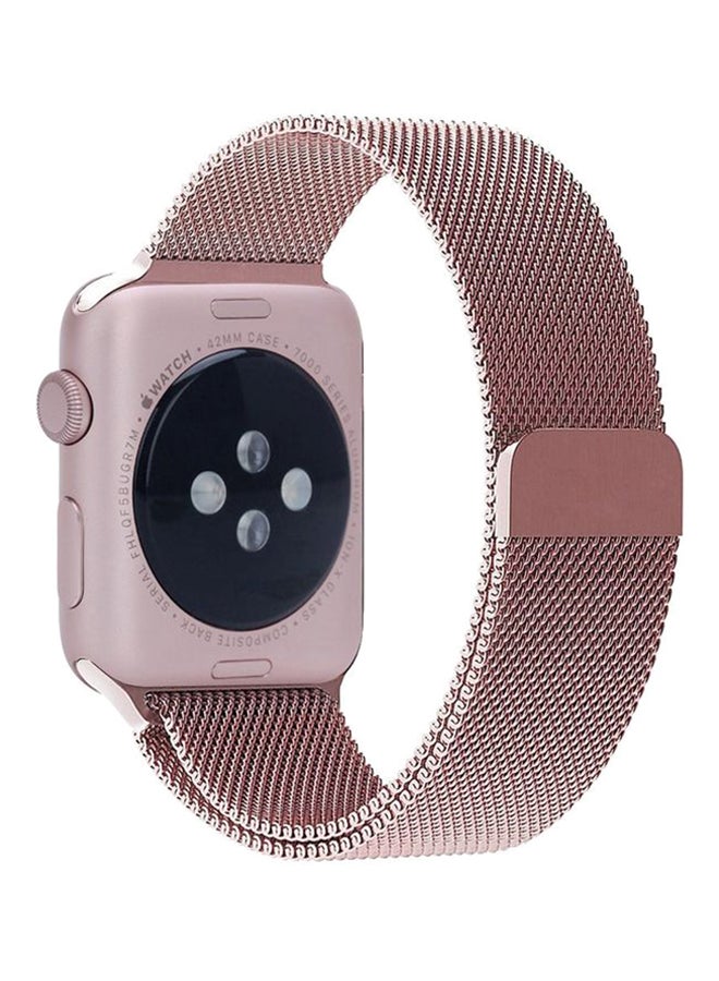 Generic - Replacement Band For Apple Watch Series 3/2/1/Nike Plus 42mm Rose Gold - Image 1