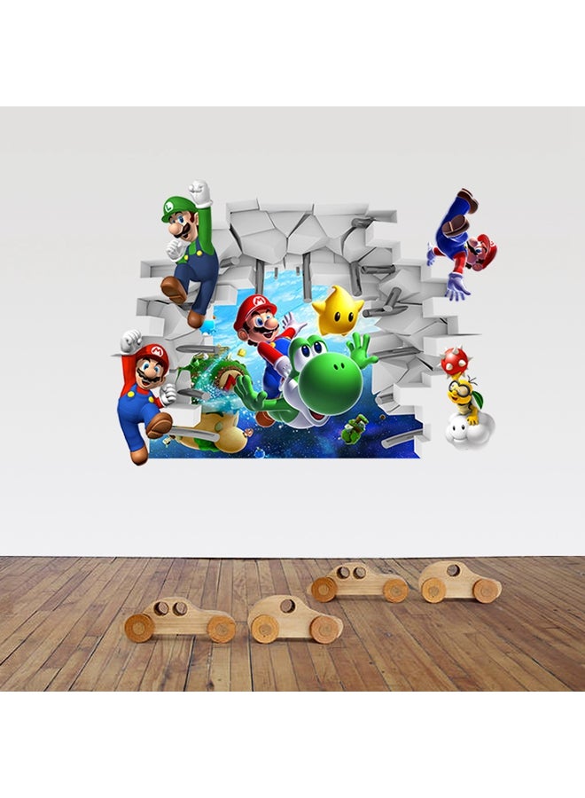 Super Mario Bros Wall Sticker Multicolour 65x48centimeter - Image 3