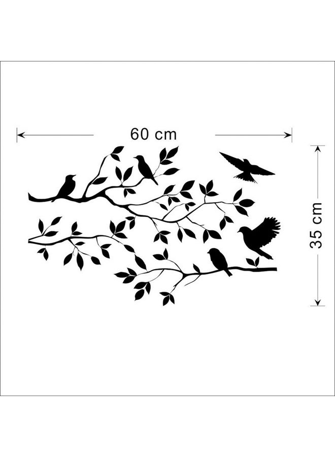 ملصق حائط على شكل فرع شجرة أسود 35x60Ø³Ù†ØªÙŠÙ…ØªØ± - Image 1
