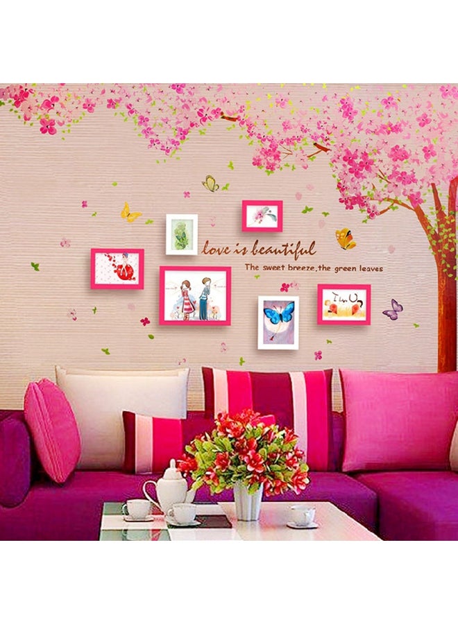 Generic - Cherry Blossom Tree Wall Sticker Pink/Brown/Green 90x60cm - Image 1