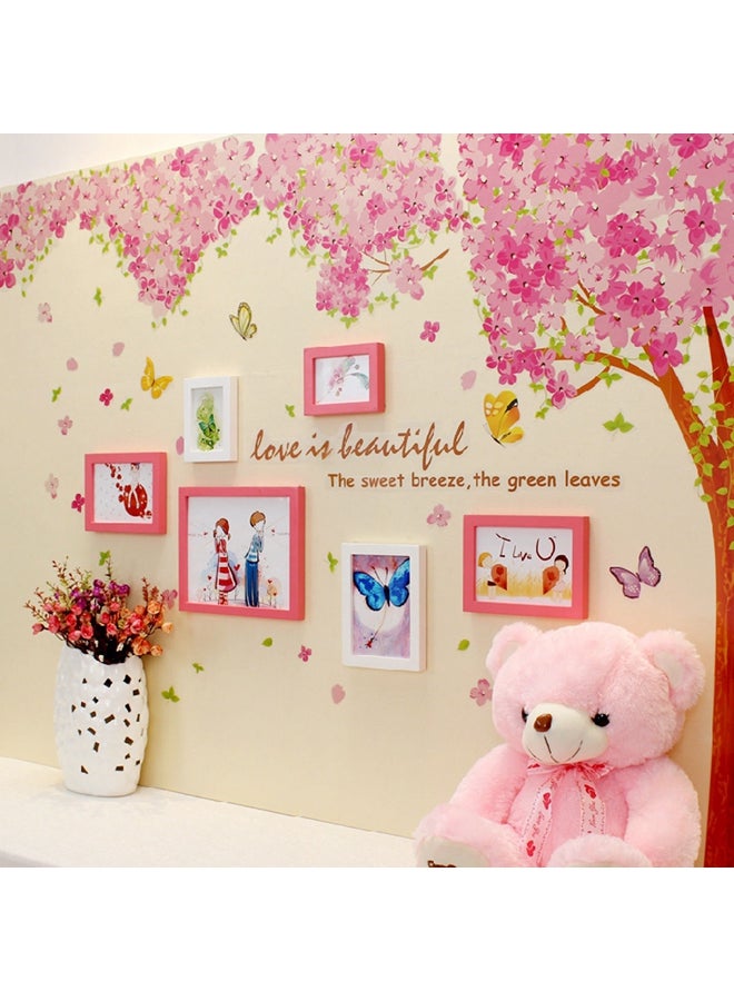 Generic - Cherry Blossom Tree Wall Sticker Pink/Brown/Green 90x60cm - Image 1