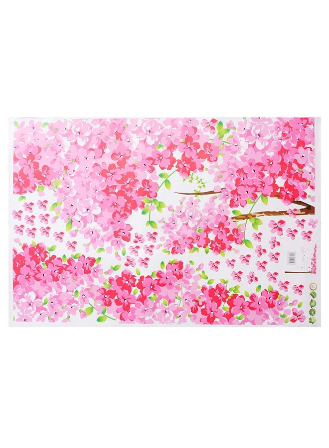 Generic - Cherry Blossom Tree Wall Sticker Pink/Brown/Green 90x60cm - Image 1