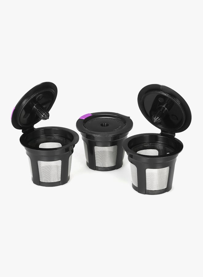 إسونماس - فلتر K-Cup القابل لإعادة الاستخدام مكون من 3 قطع أسود/أزرق/أبيض 4.2x3.5x5.3Ø³Ù†ØªÙŠÙ…ØªØ± - Image 1