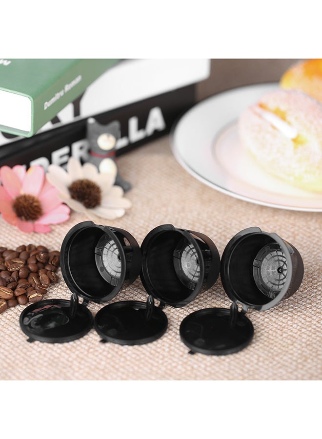 إسونماس طقم كوب مطبخ مع ملعقة وفرشاة من 3 قطع أسود - Image 3