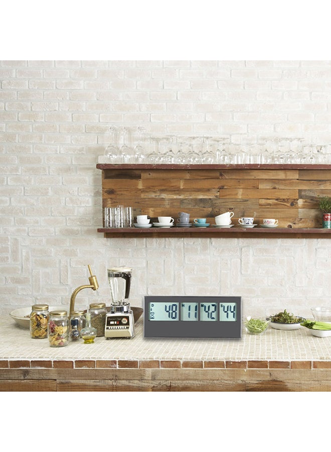 ANSELF LCD Digital Kitchen Timer Black 11x4.5x1.2cm - Image 3