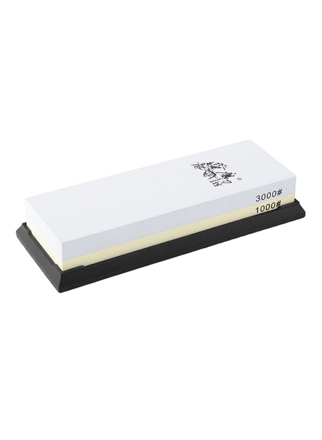 ANSELF Double Sided Knife Sharpening Stone White/Beige/Black