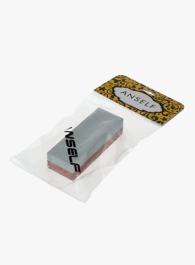 ANSELF Double Sided Knife Sharpening Stone White/Orange 100x35x22mm - Image 2