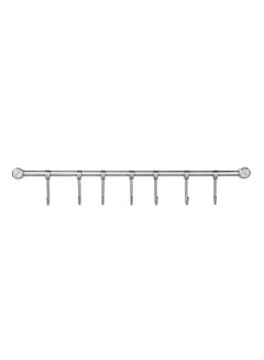 ANSELF 7-Hook Wall-mounted Hanger Silver  - Image 1