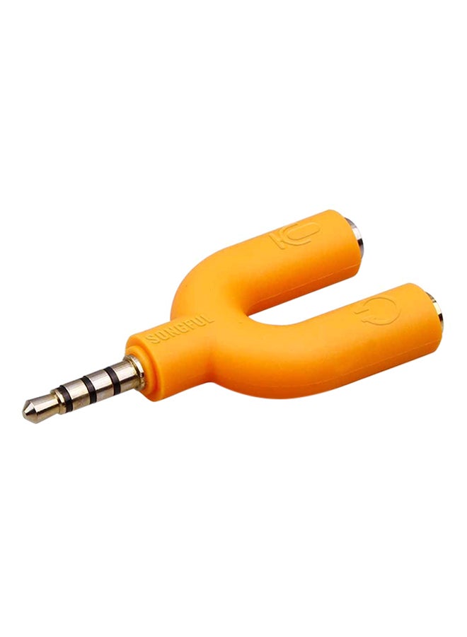 Voberry U Shape Headset Adapter Orange - Image 1