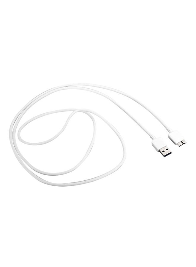 Voberry USB 3.0 Data Sync Charging Cable For Samsung Galaxy Tab Pro 12.2-Inch/Note 3/S5 White - Image 1