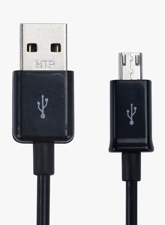 Voberry V8 Micro USB Data Sync Charging Cable For Samsung Galaxy S7 Edge Black  - Image 2