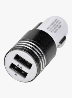 Voberry 2-Port USB Car Mobile Phone Charging Adapter Black/White  - Image 3