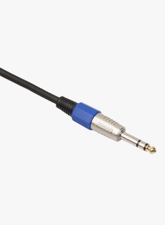 فوبيري كابل محول ميكروفون XLR 6.35 مم إلى موصل 3 أسنان الأسود / الأزرق  - Image 3