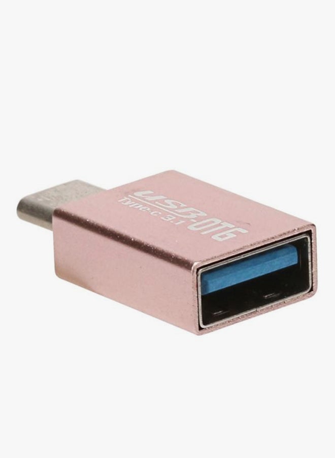 Voberry - Type-C OTG Adapter Rose Gold - Image 1