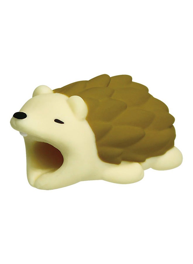 Voberry Protective Cute Animal Shaped Cable Bite For Apple iPhone Beige