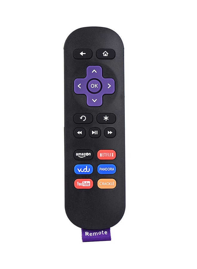 Voberry Replacement Remote Control For ROKU 1/2/3/4 LT HD XD XS Black - Image 1