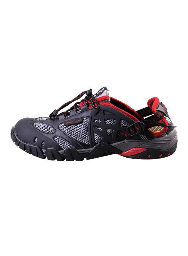HUSK'SWARE - Slip-on Casual Sandals Red SXW_058 Red/Black/Grey - Image 1