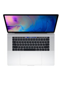 Apple MacBook Pro Touch Bar Laptop With 15.4-Inch Retina Display, Core i7 with 2.6GHz 6 Core Processor/16GB RAM/512GB SSD/4GB AMD Radeon Pro 560x Graphic Card 2018 Silver  - Image 1