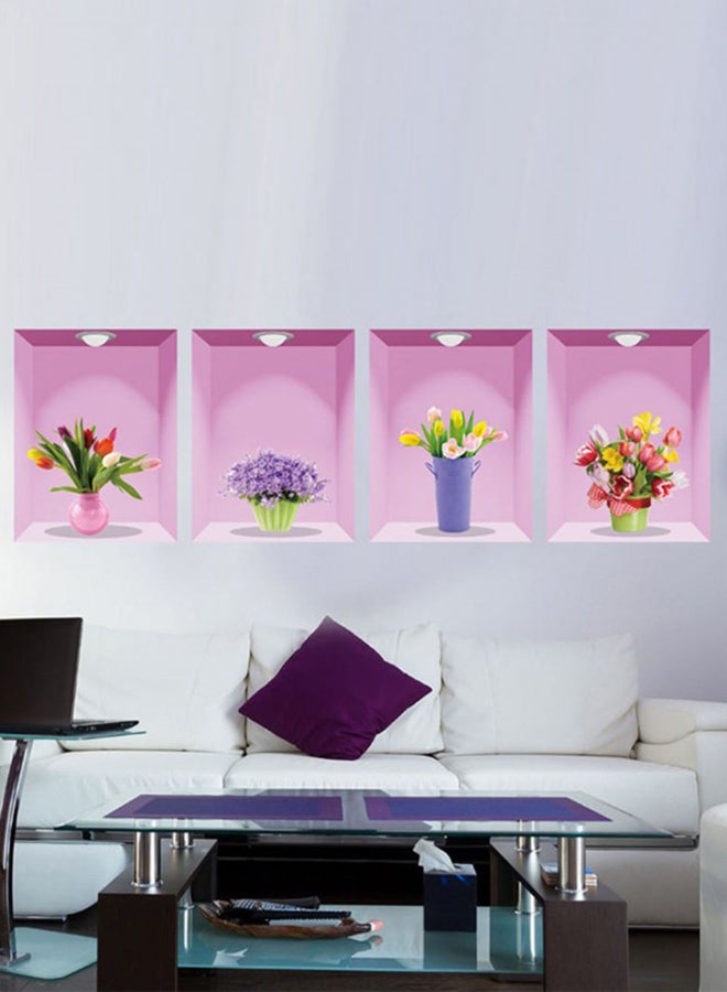 Waterproof Removable Self Adhesive Wall Sticker Multicolour 90 x 60cm - Image 1