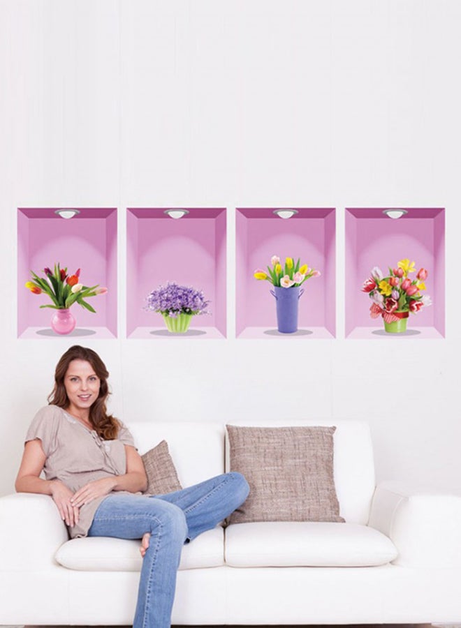 Waterproof Removable Self Adhesive Wall Sticker Multicolour 90 x 60cm - Image 2