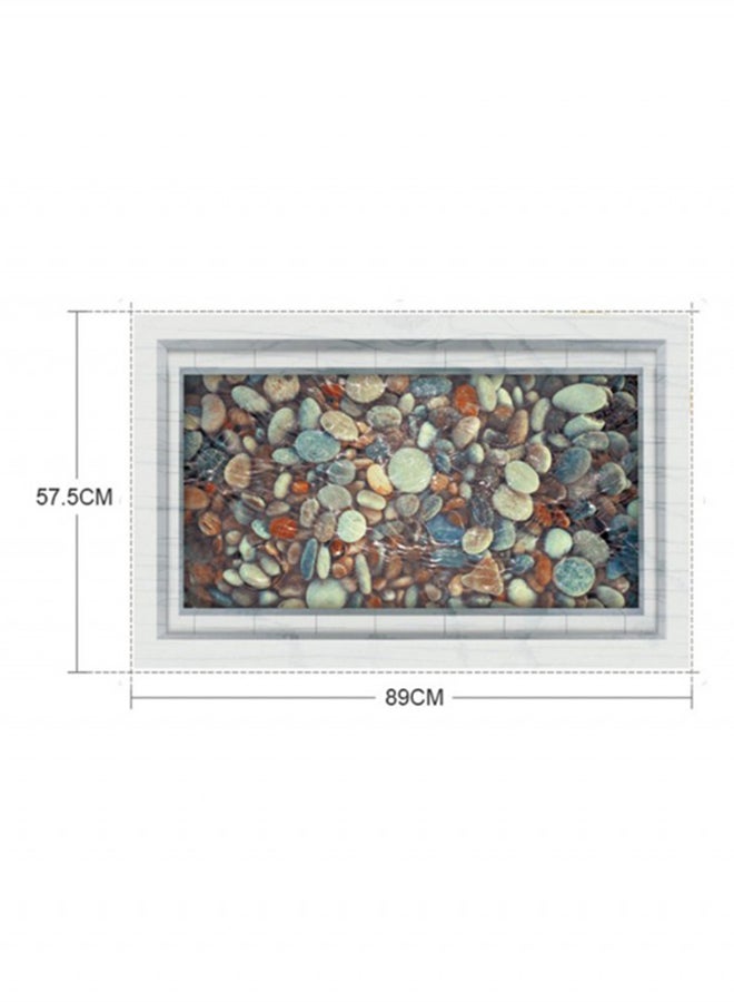 ملصق جداري زخرفي ثلاثي الأبعاد 2 في 1 للأرضية متعدد الألوان 90 x 60سم - Image 2