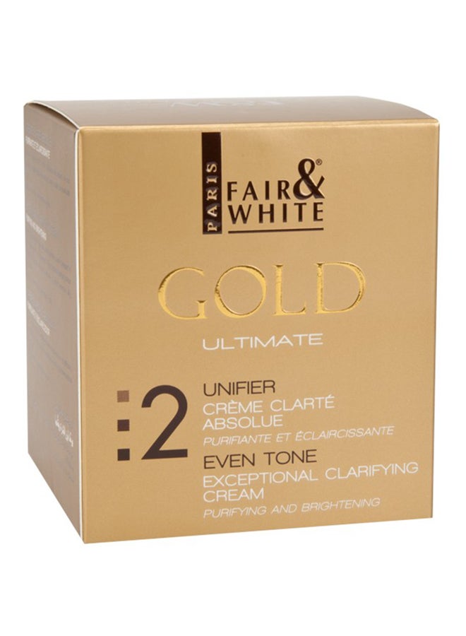 Fair and White - Gold Exceptional Clarifying Cream 200ml - Image 1