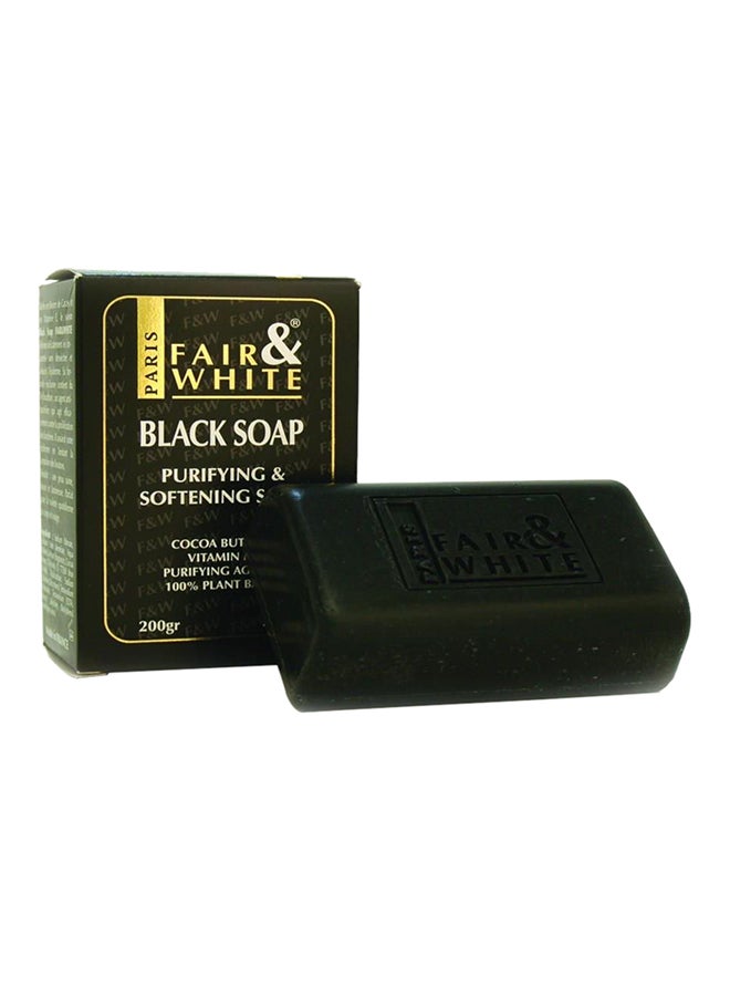 Fair and White Black Soap - Purifying & Softening Soap | Original Black 200grams 