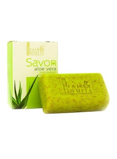 Fair and White Savon Aloe Vera Exfoliating Soap | Original Green 200grams 