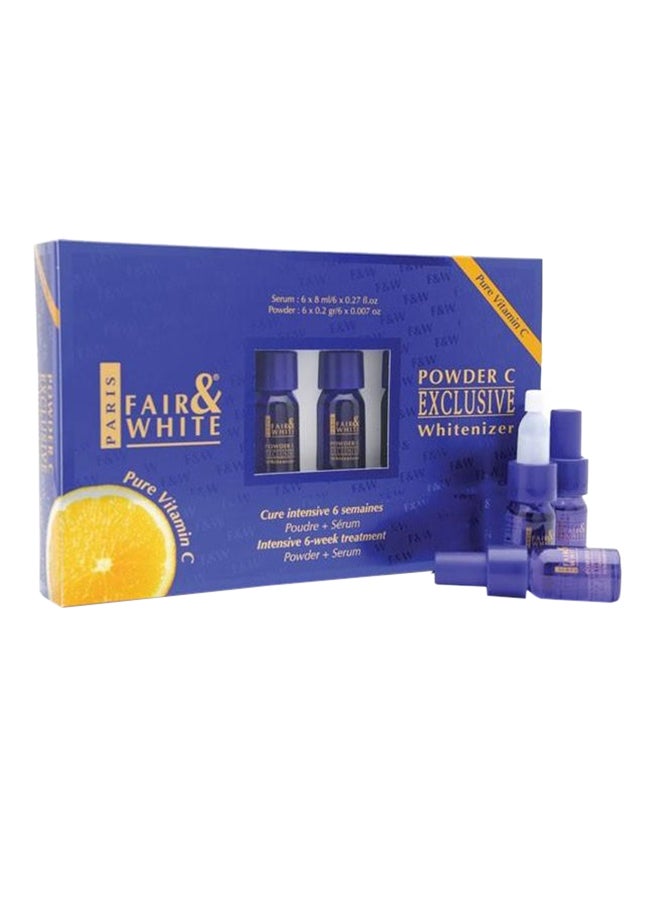 Fair and White Powder C | Intensive 6 Week Treatment + Serum 6x8ml 