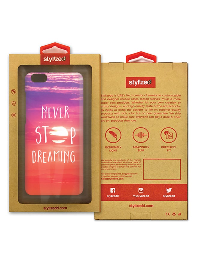 Stylizedd - Slim Snap Matte Finish Case Cover For Huawei Honor 4X Never Stop Dreaming - Image 1