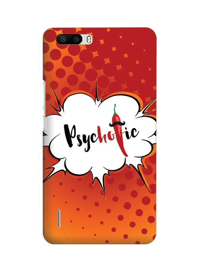Stylizedd Slim Snap Matte Finish Case Cover For Huawei Honor 6 Plus Psychotic - Image 1