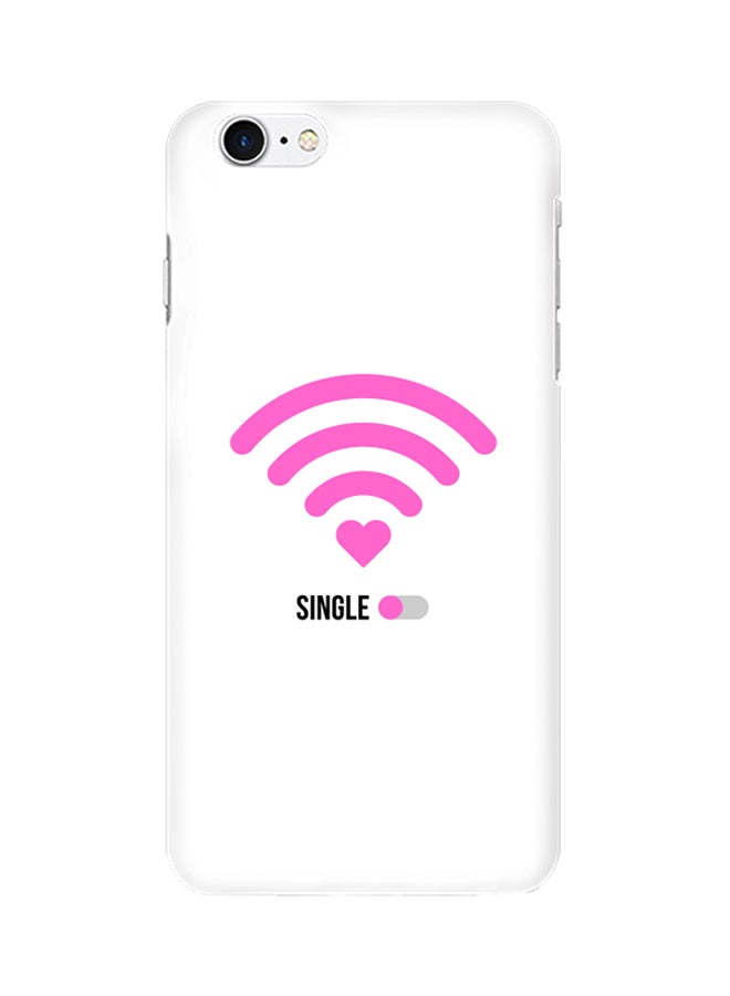 ستايلايزد غطاء محكم رفيع غير لامع لهاتف أبل آيفون 7 تصميم She’s Single - Image 1