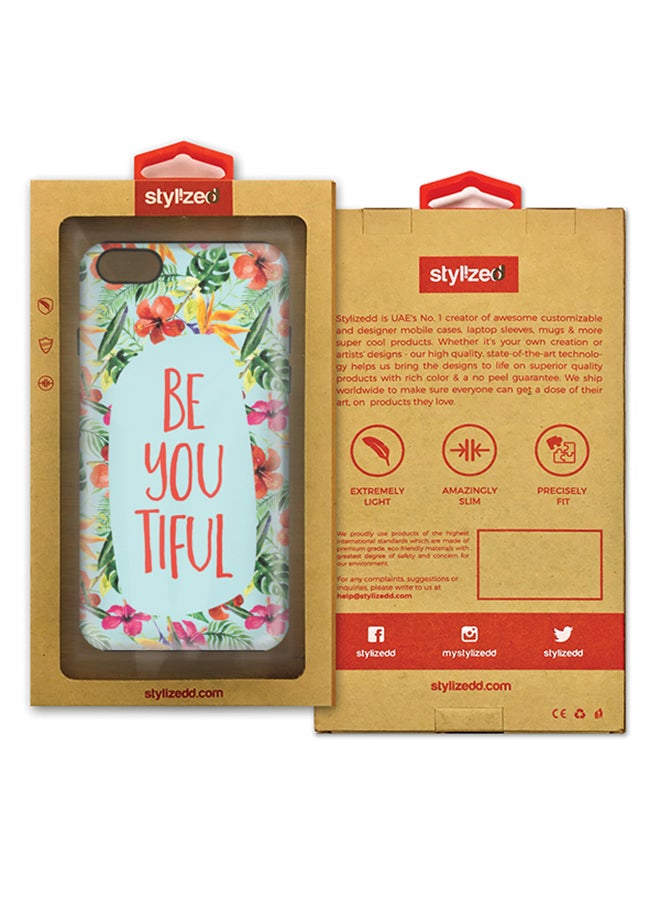 Stylizedd Slim Tough Matte Finish Case Cover For Apple iPhone 7/8 Beyoutiful - Image 2