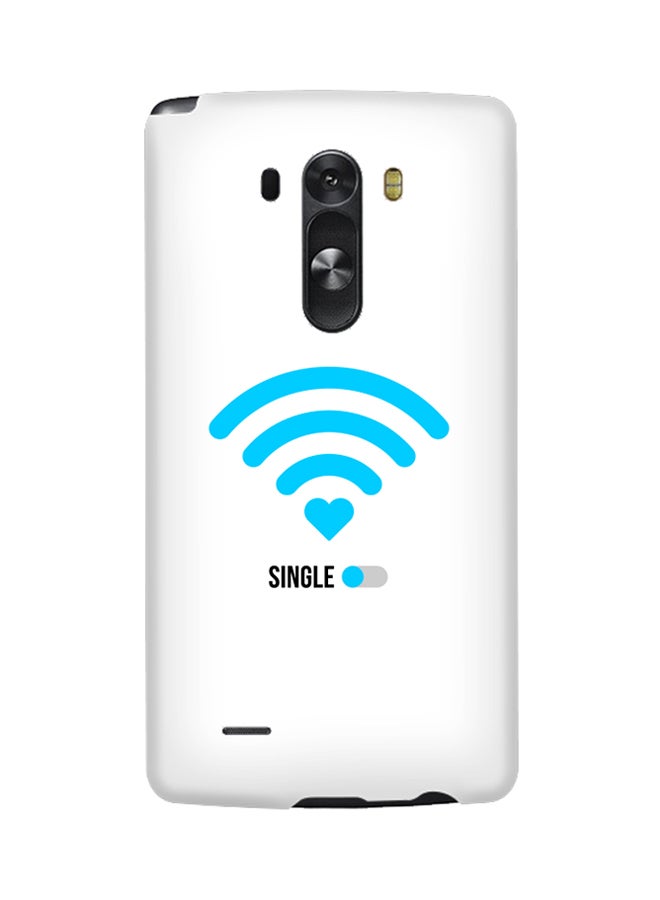 ستايلايزد غطاء محكم رفيع، غير لامع لهاتف LG G3 تصميم He’s Single - Image 1