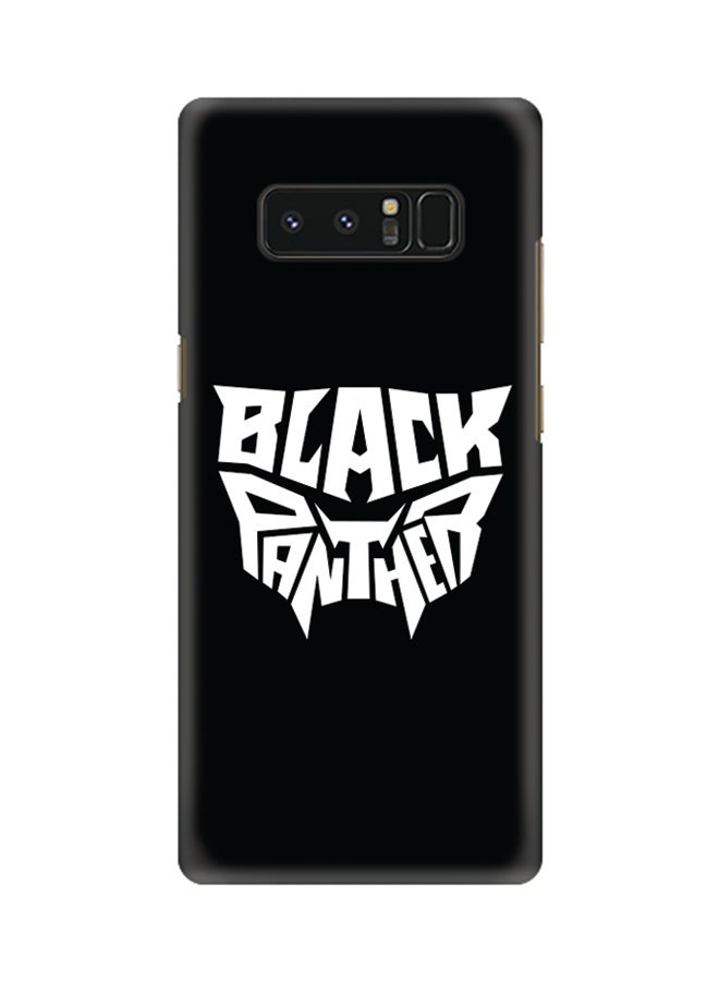 Stylizedd - Slim Snap Matte Finish Case Cover For Samsung Galaxy Note8 Black Panther - Image 1