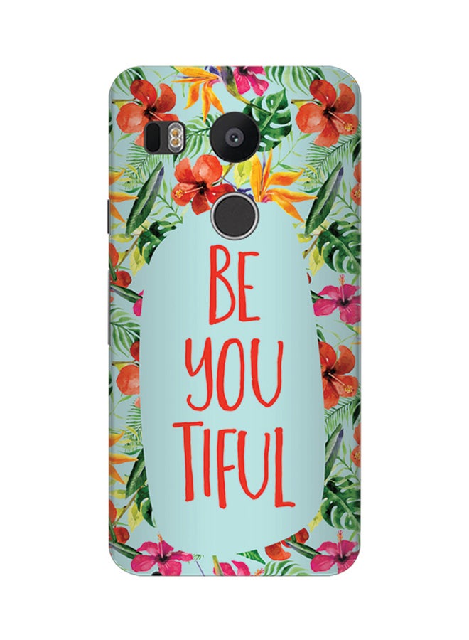Stylizedd - Slim Snap Matte Finish Case Cover For Google Nexus 5X Beyoutiful - Image 1