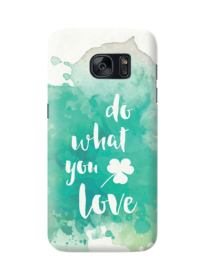 ستايلايزد غطاء محكم رفيع غير لامع لهاتف سامسونج جالاكسي S7 دو وات يو لاف - Image 1