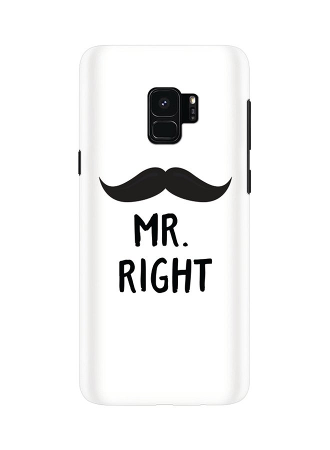 Slim Snap Matte Finish Case Cover For Samsung Galaxy S9 Mr. Right