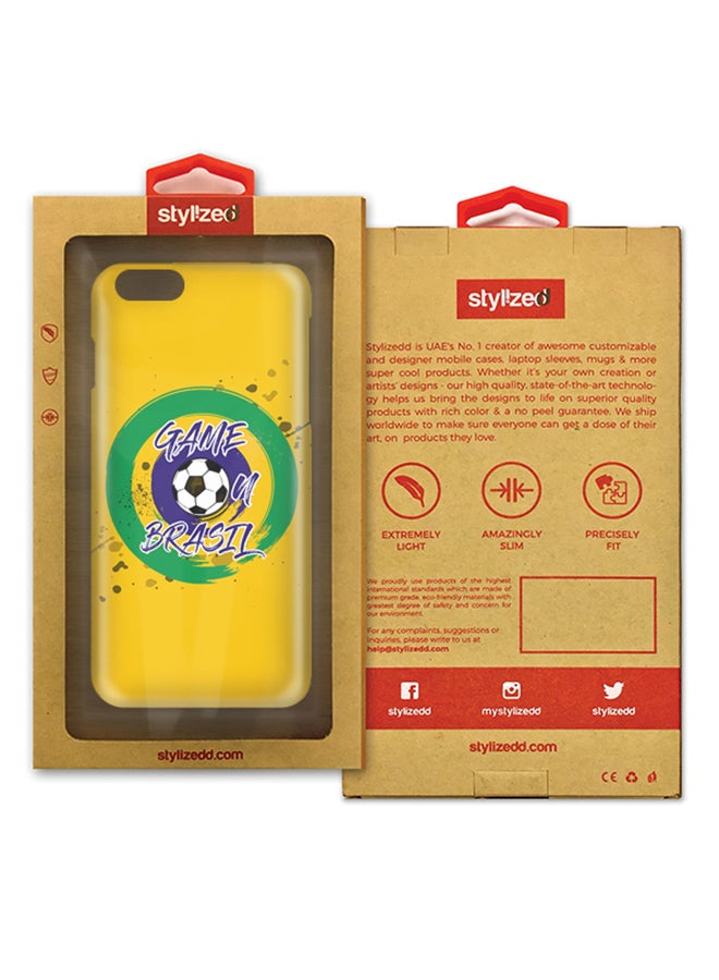 Stylizedd Slim Snap Matte Finish Case Cover For Apple iPhone 7 Brazil - Image 2