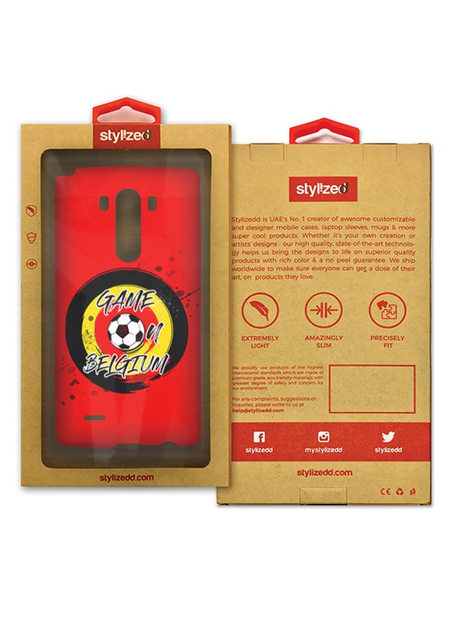 Stylizedd - Slim Snap Matte Finish Case Cover For LG G3 Belgium - Image 1