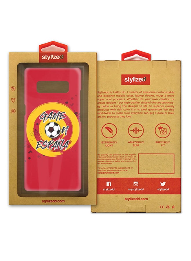 Stylizedd Slim Snap Matte Finish Case Cover For Samsung Galaxy Note8 España - Spain - Image 2